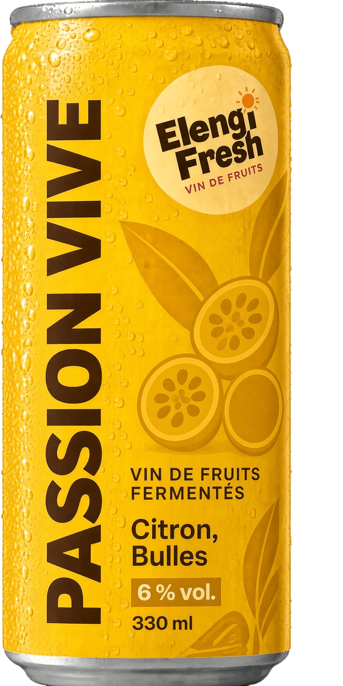 Canette Passion Vive, fruit de la passion, 6 % vol., 330 ml